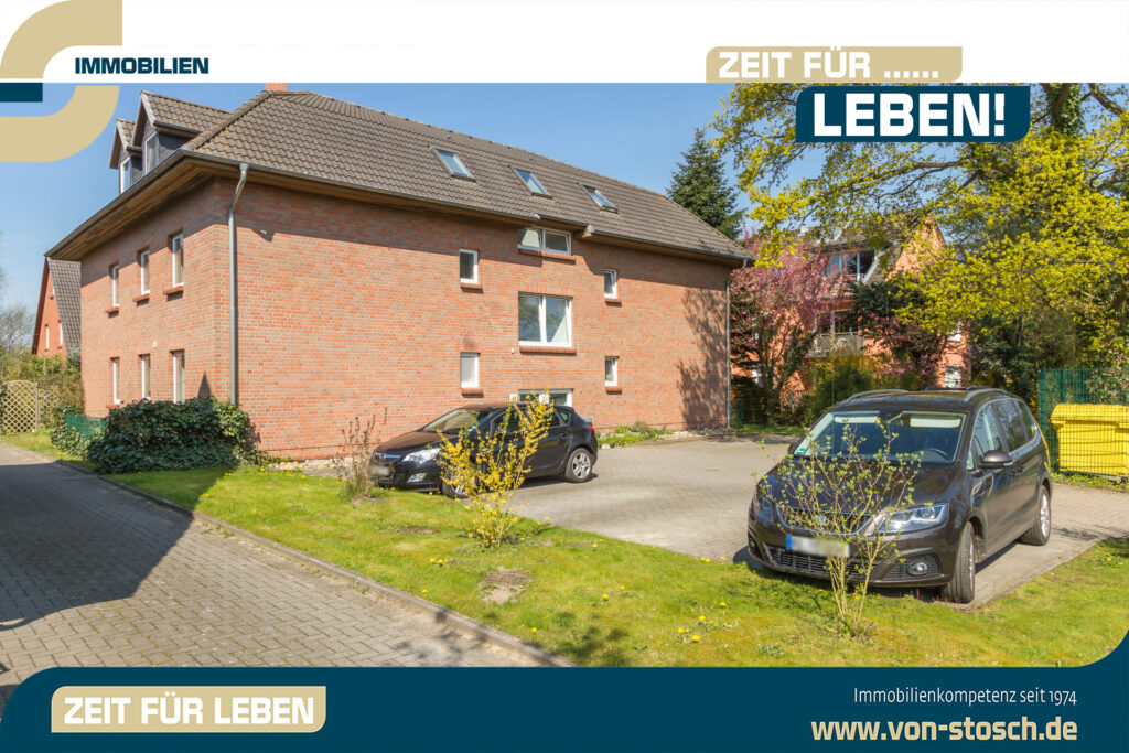Besser als gewohnt….  Modernisierte 2 Zimmer Wohnung  in ruhiger Lage mit Stellplatz in Halstenbek zu mieten